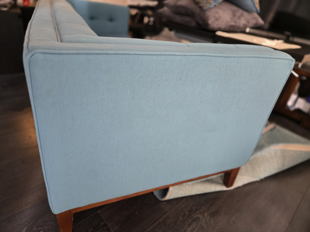 Gus Modern Azure Blue Sofa - photo 5