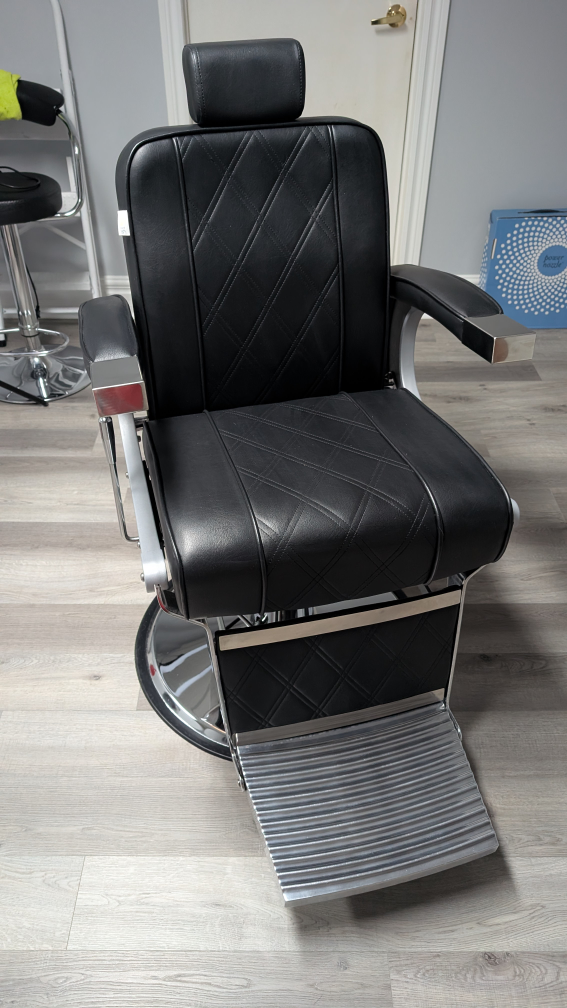 Black Barber Chair