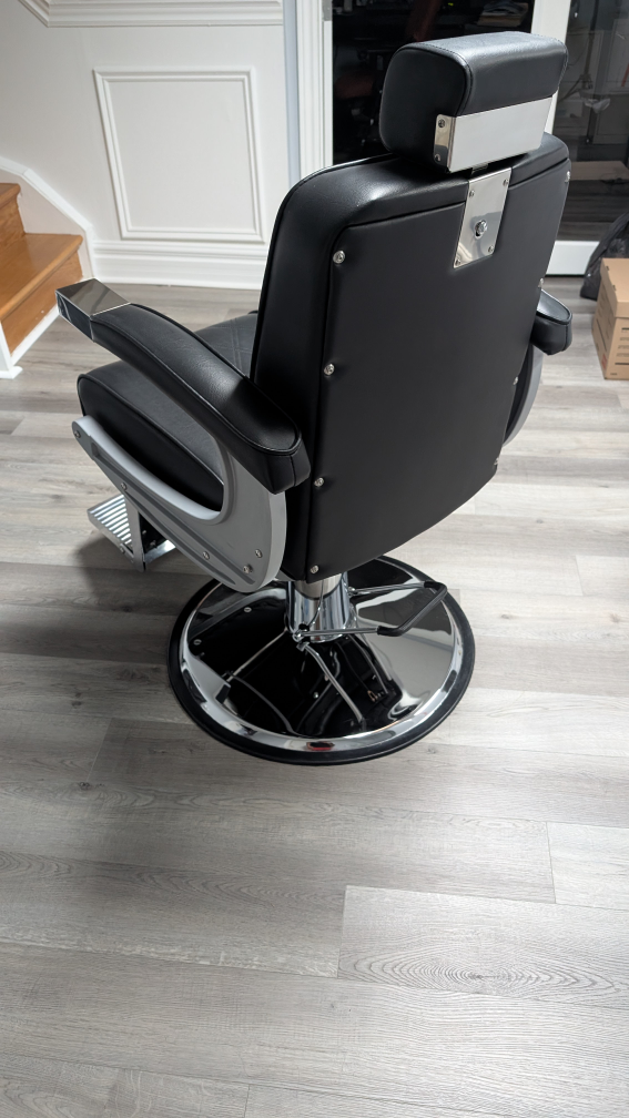 Black Barber Chair - photo 4