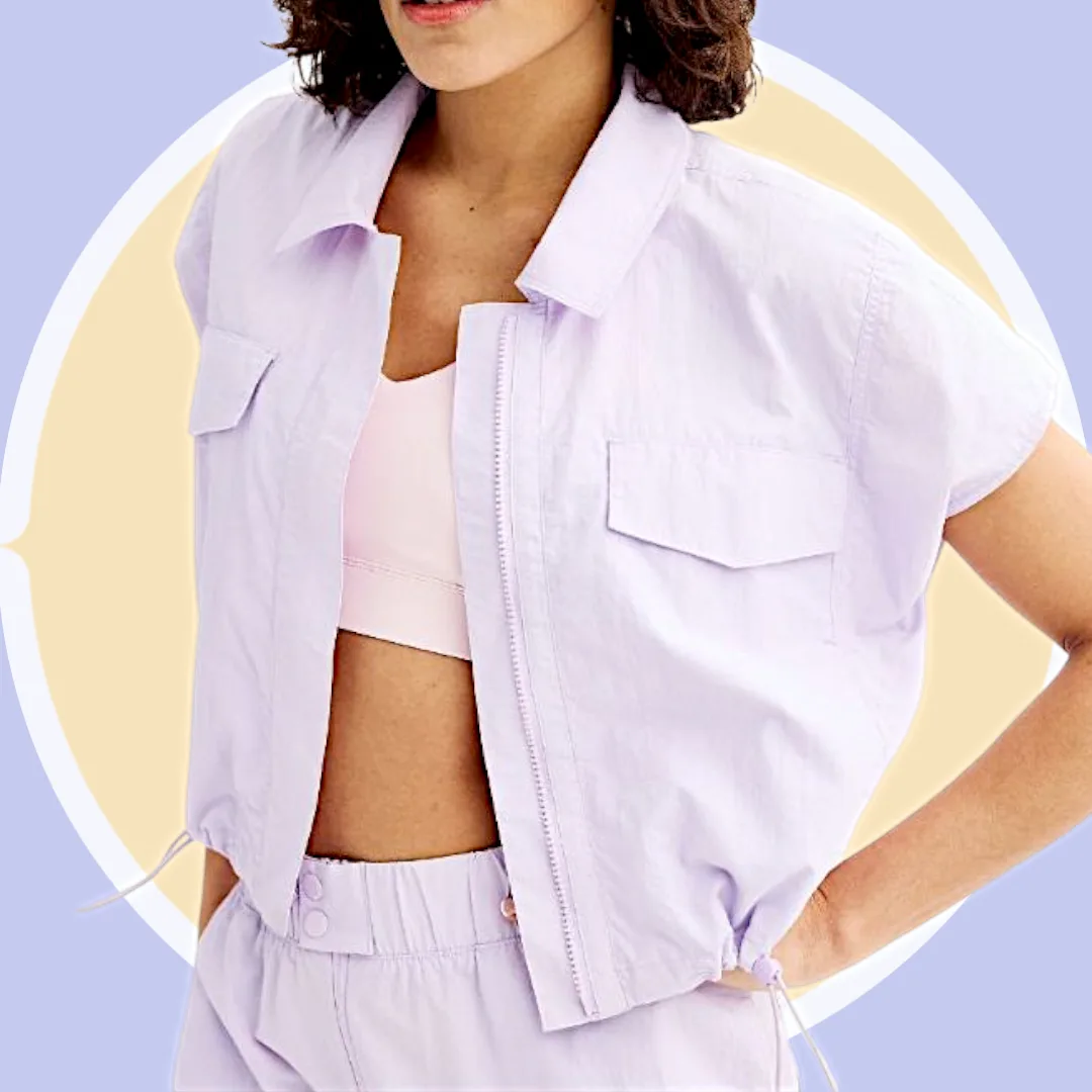 Lightweight NWT XL, XXL Crop Utility Cargo Shirt, 4 Pockets image indicator(3)