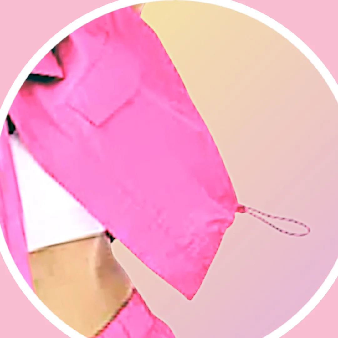 Lightweight NWT XL, XXL Crop Utility Cargo Shirt, 4 Pockets image indicator(9)