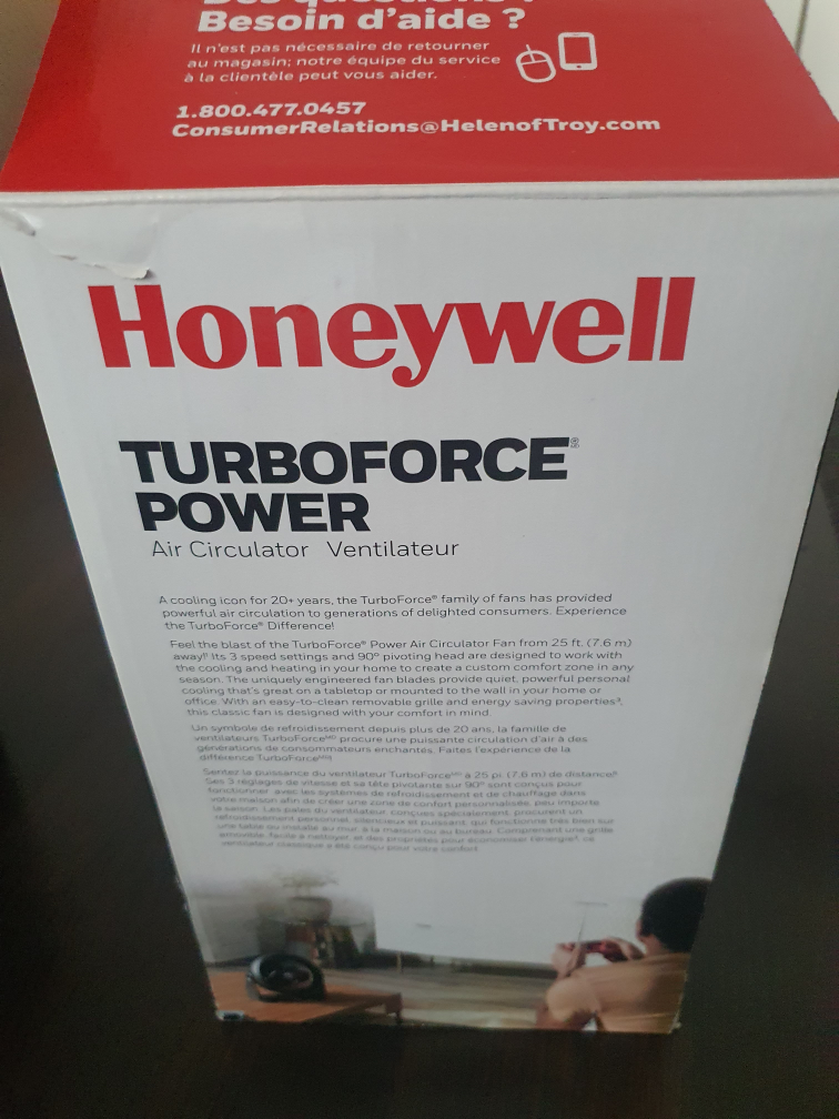 Honeywell TurboForce Air Circulator Fan - photo 3