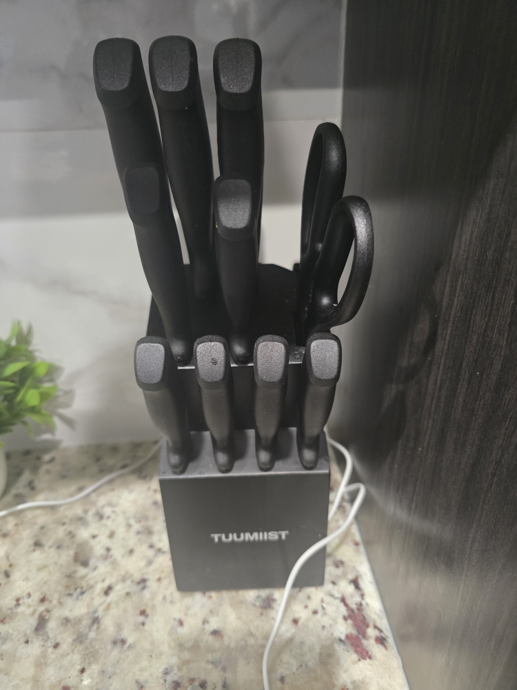 TUUMIIST Knife Set with Block