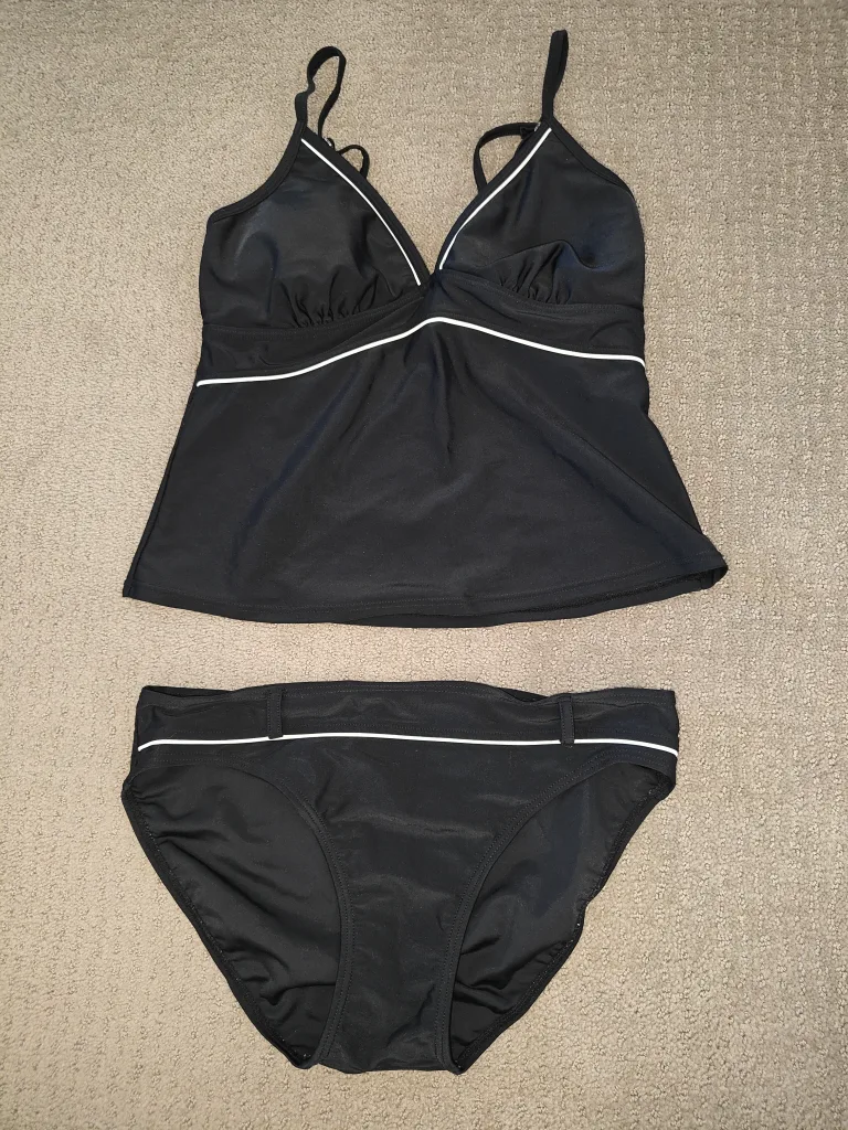Athletic Works 2 Piece Tankini Swimsuit - Women Size Medium thumbnail