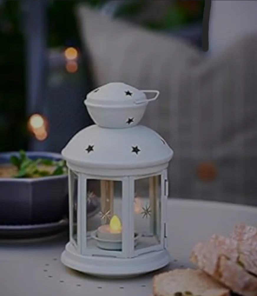 *NWT* Lot of 10 IKEA ROTERA Lanterns and candles image indicator(10)