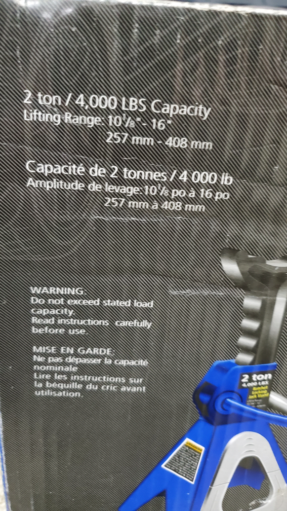 Michelin Ratchet Locking Jack Stands - 2 Ton Capacity - photo 3