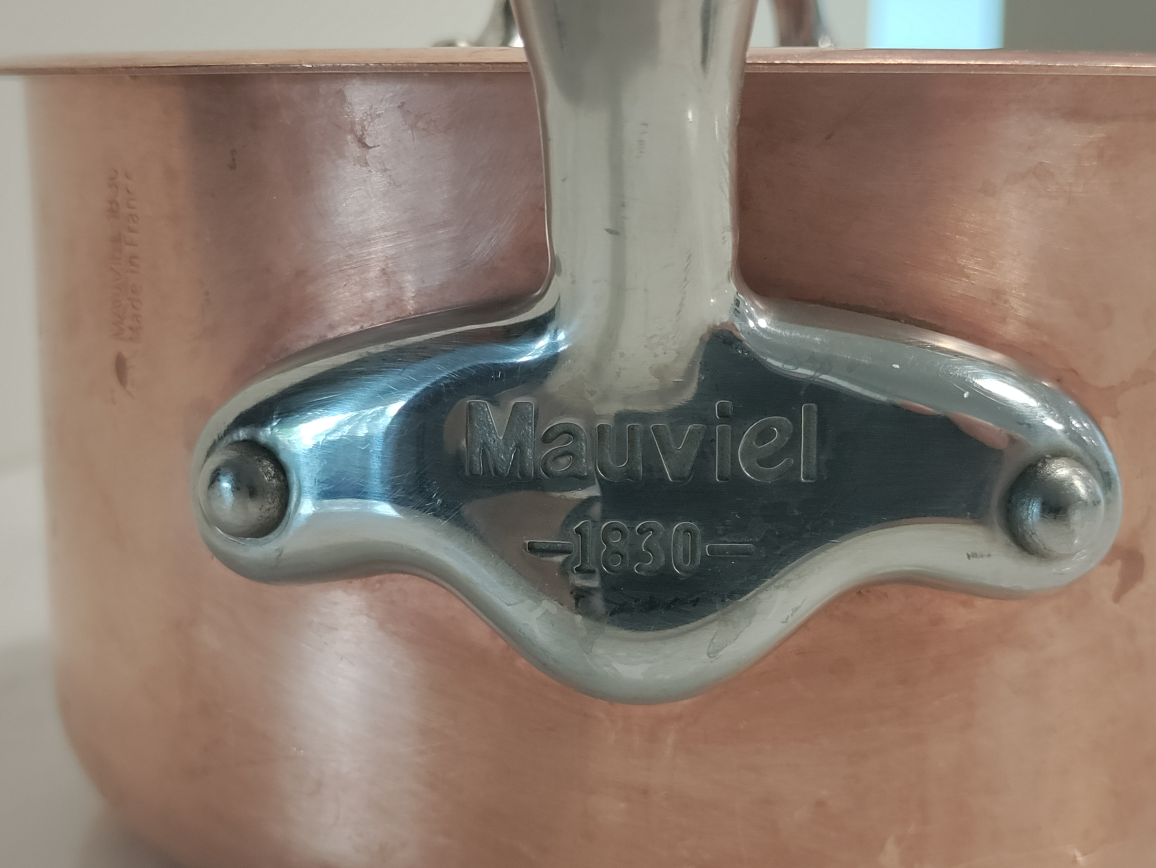 Mauviel M'Tradition Copper Saucepan with Lid - photo 2