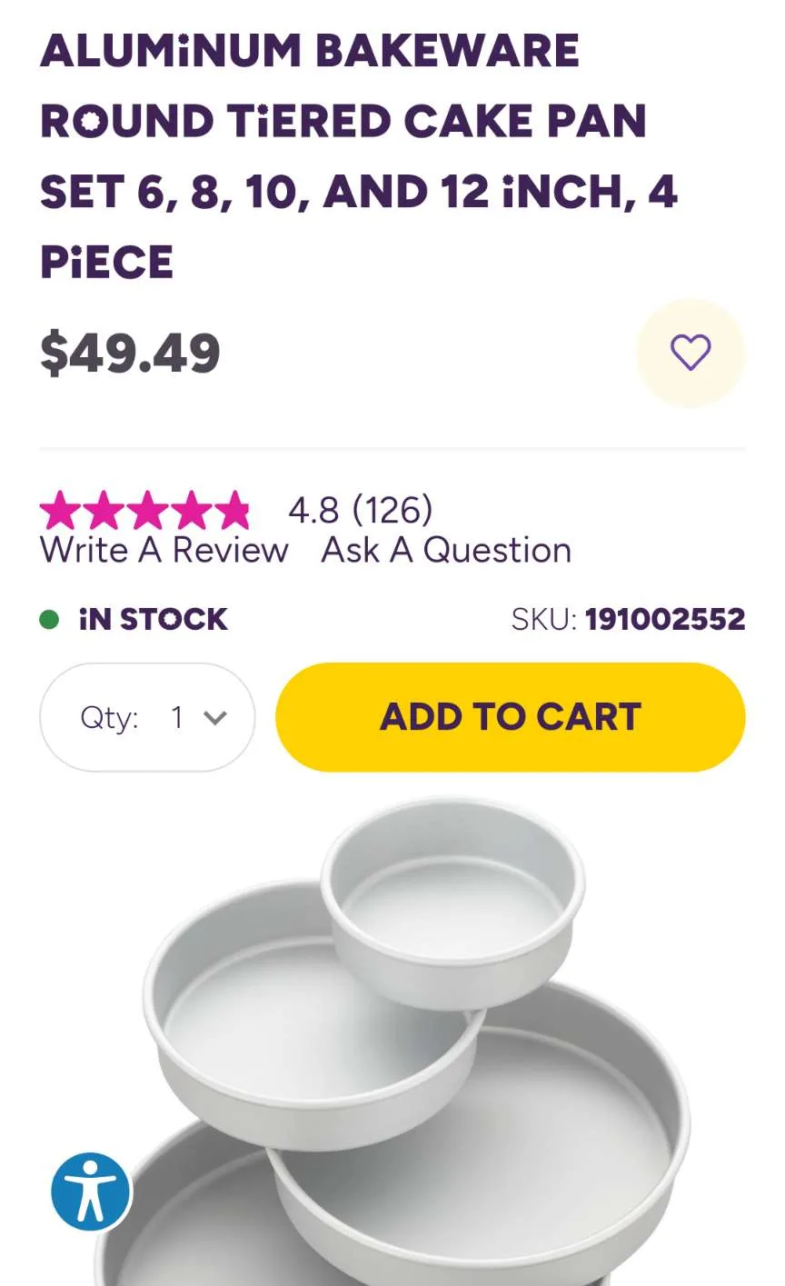 Round Cake Pan Set image indicator(3)