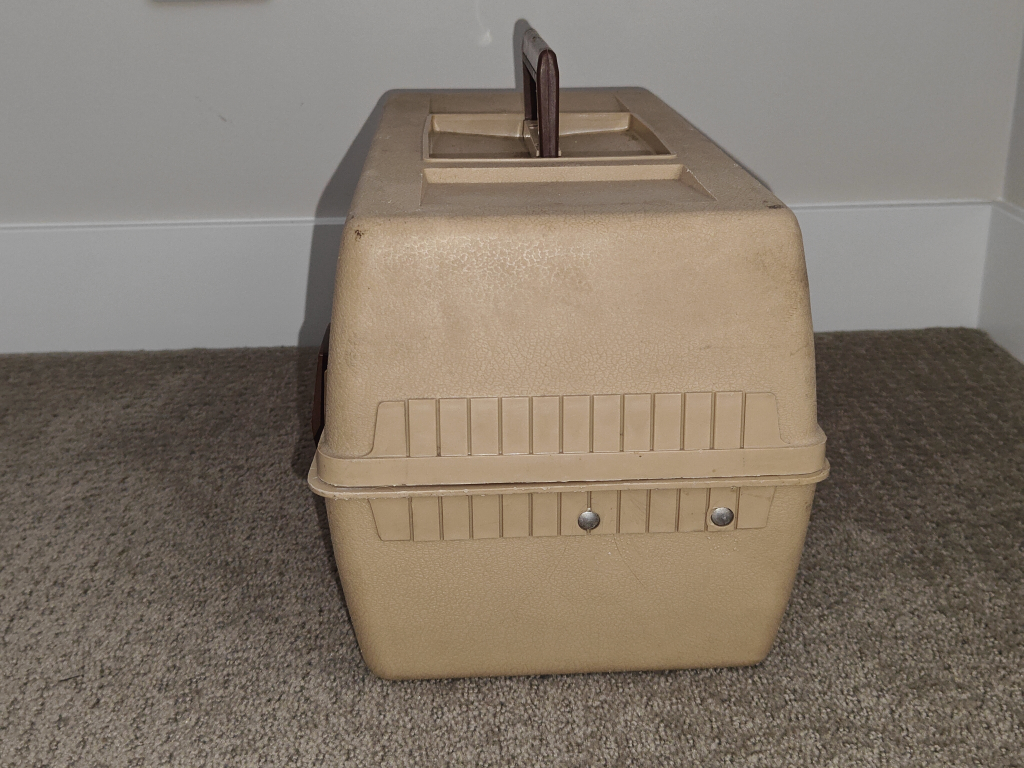 Vintage Old Pal 3 Tier 1070 Plastic Fishing Lure Tackle Box - photo 4