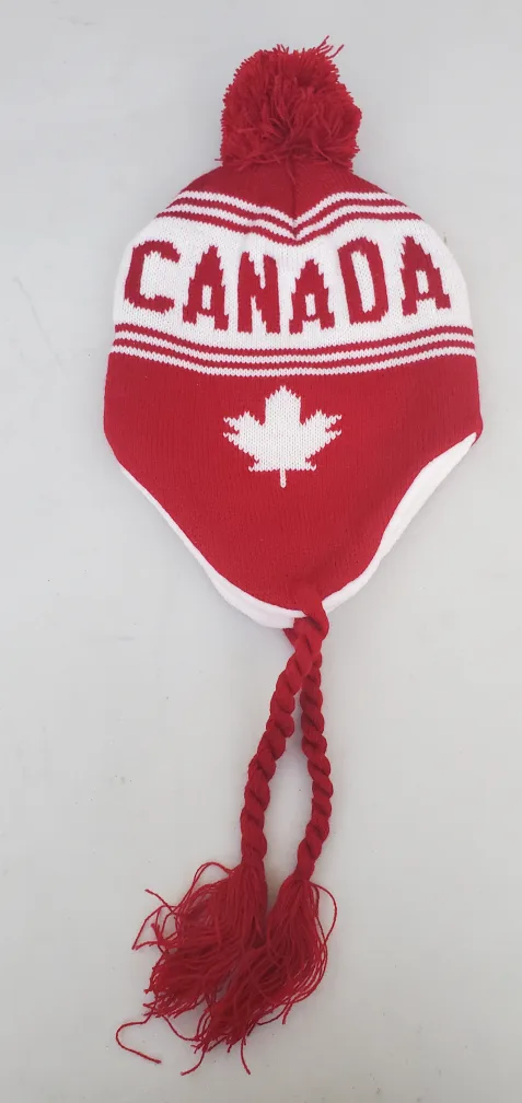 #freecycle New Canada Winter Hat - Red & White thumbnail