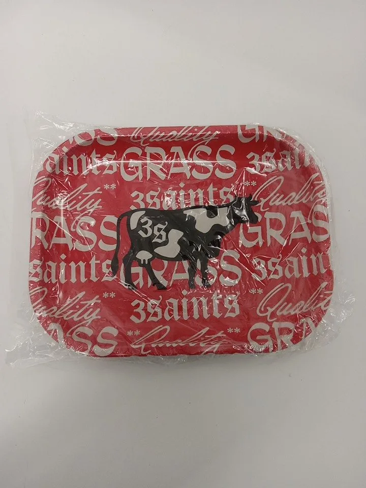 10 3SAINTS "quality grass" STEEL rolling trays - 7.5" image indicator(3)