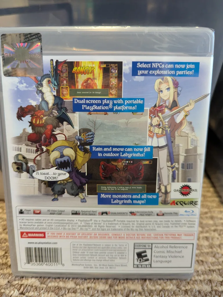 PlayStation 3 Class of Heroes 2G image indicator(2)