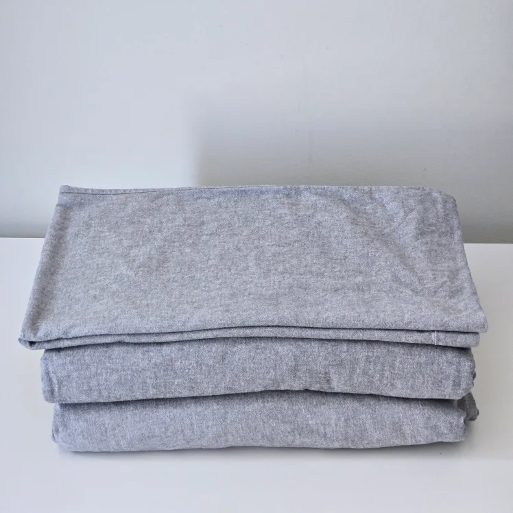 Sheet set, grey, king size, 4 pieces thumbnail