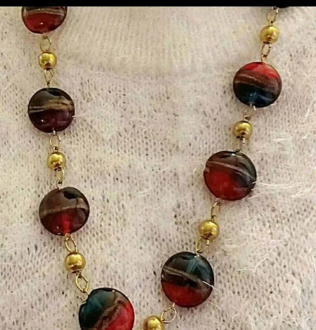 2 set Beaded Necklace  Bracelet or necklace  earrings Set - photo 3