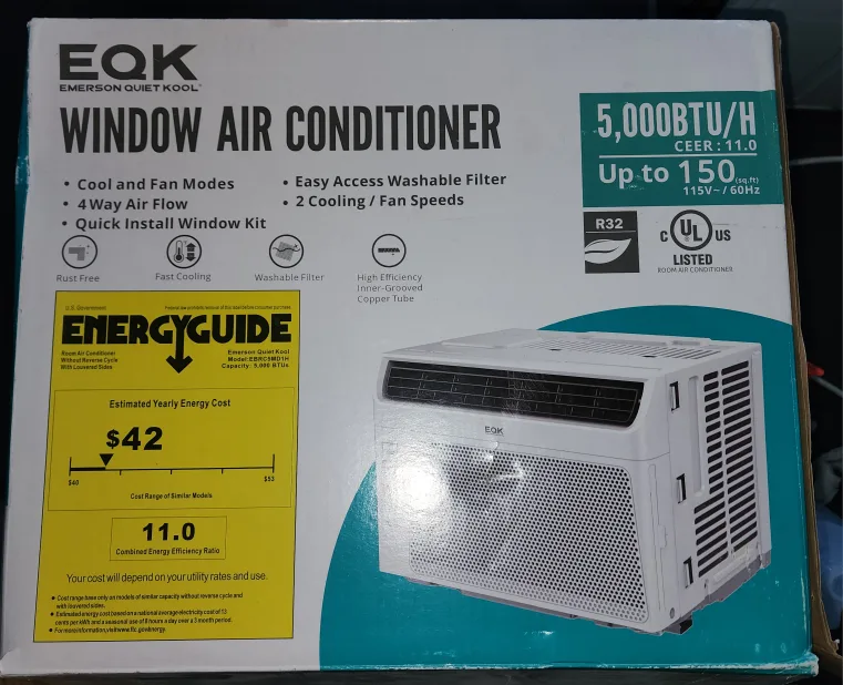 EQK Window Air Conditioner 5,000 BTU (Free Delivery) thumbnail
