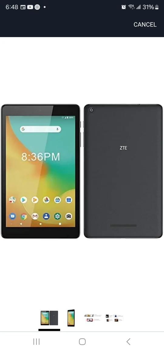 ZTE Grand X View 4 Tablet thumbnail