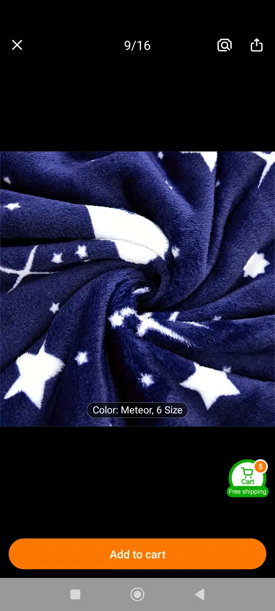 New Cozy Reversible Flannel Blanket 200x230cm image indicator(4)