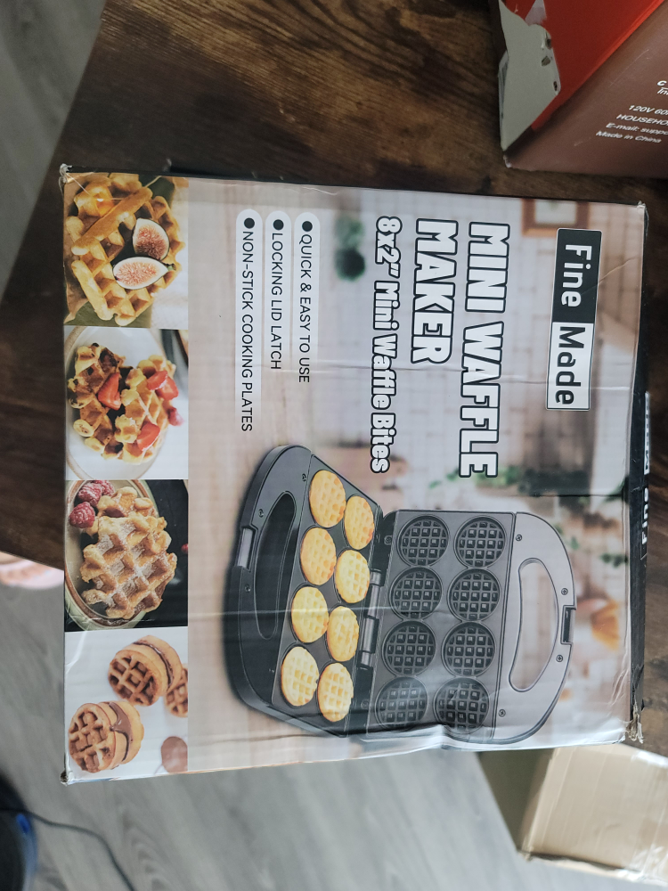 Fine Made Mini Waffle Maker - New in Box! - photo 3