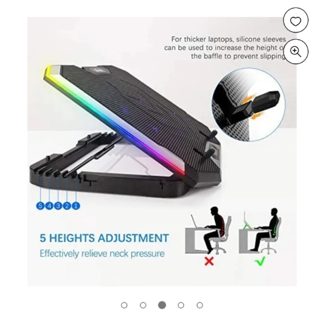 Topmate C11 Laptop Cooling Pad image indicator(3)