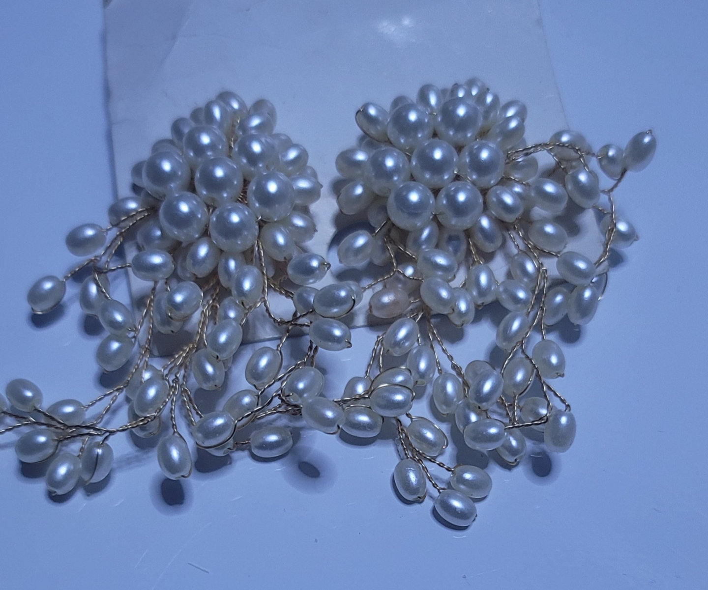 Pearl Cluster Earrings