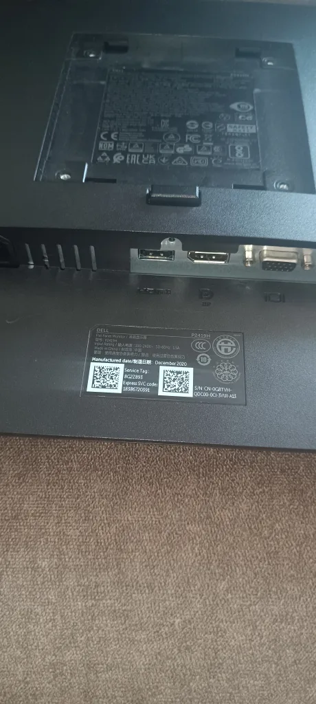 DELL  Flat Panel Monitör:P2419H image indicator(8)