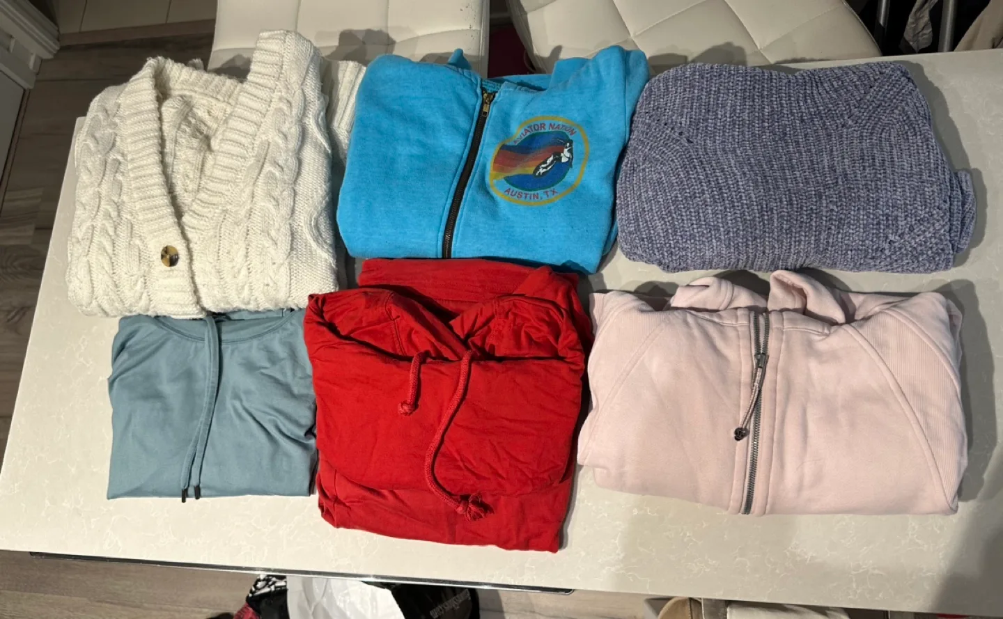 FREE: 6 women’s sweaters, size S/M thumbnail