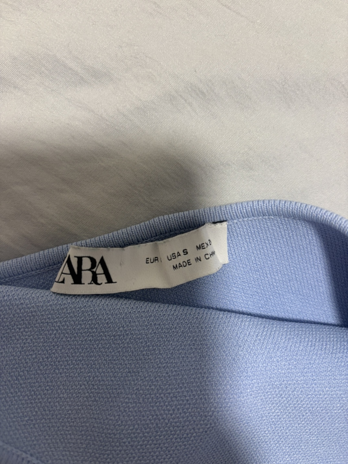 Zara Blue Tube Top - photo 3