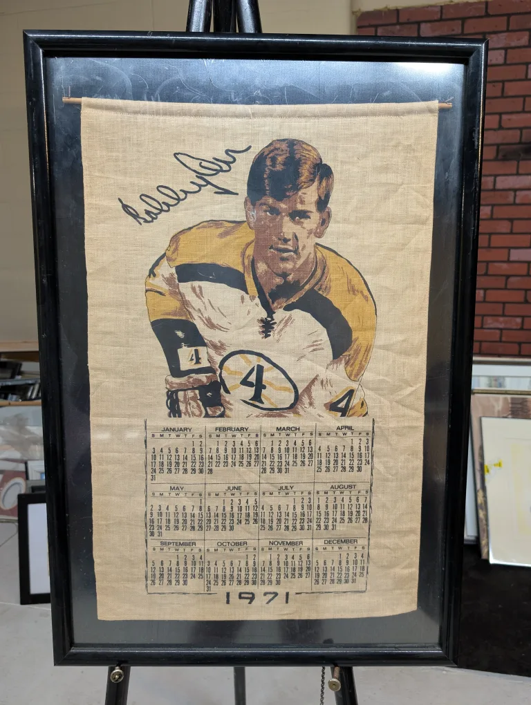 Vintage 1971 Bobby Orr Calendar thumbnail