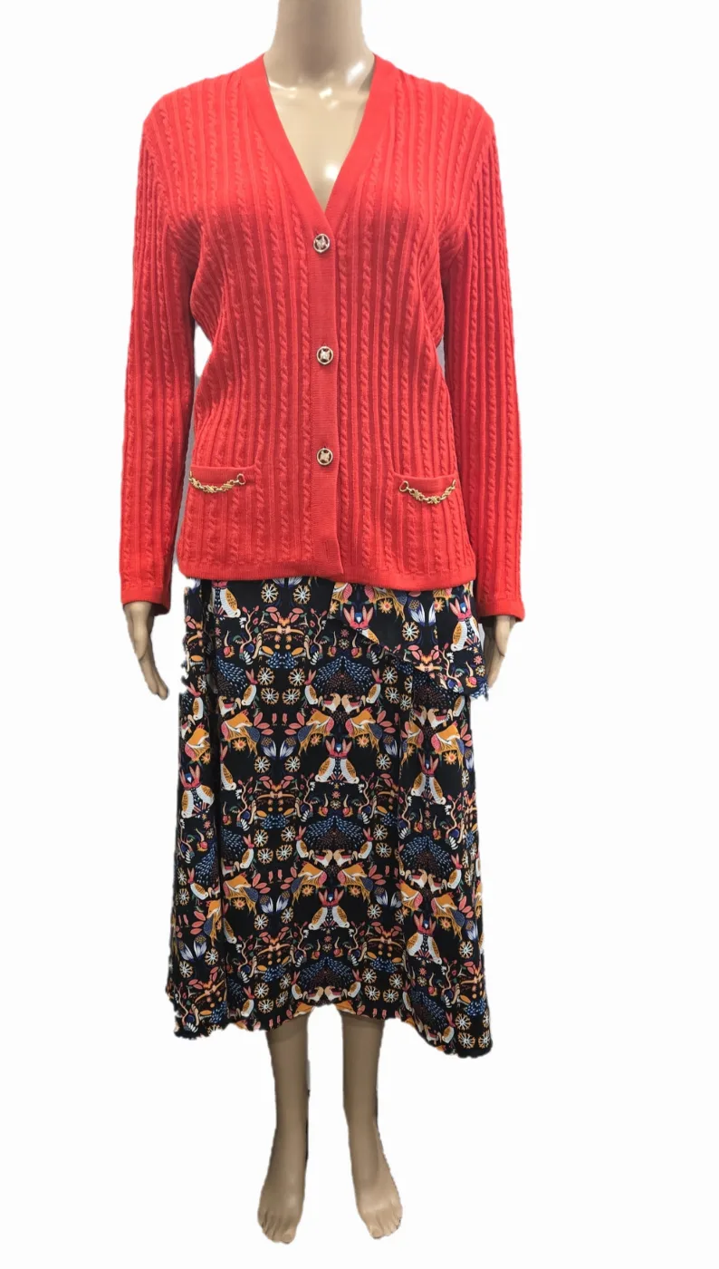 Anthropologie Eva Franco Woodland Skirt Size 6 image indicator(3)