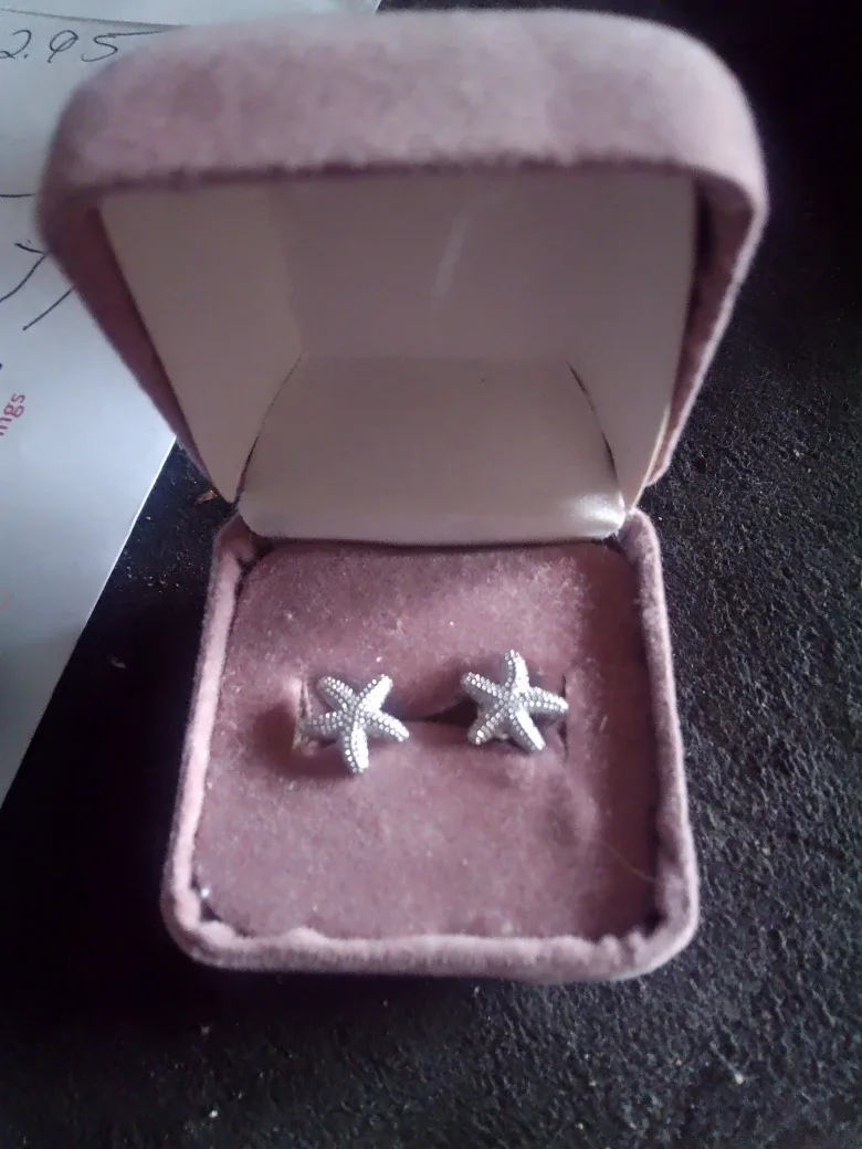 Starfish Stud Earrings 925 sterling silver thumbnail