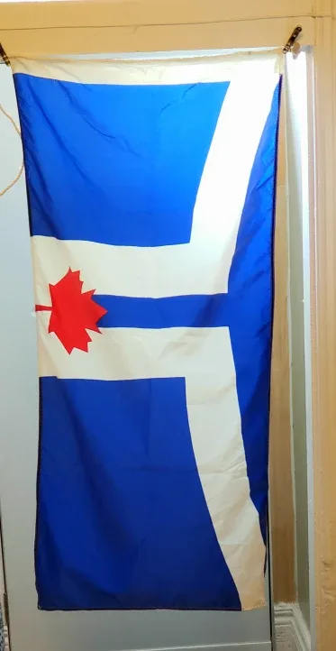 Vintage Scyco Toronto Municipal Flag with Rope and Toggle thumbnail