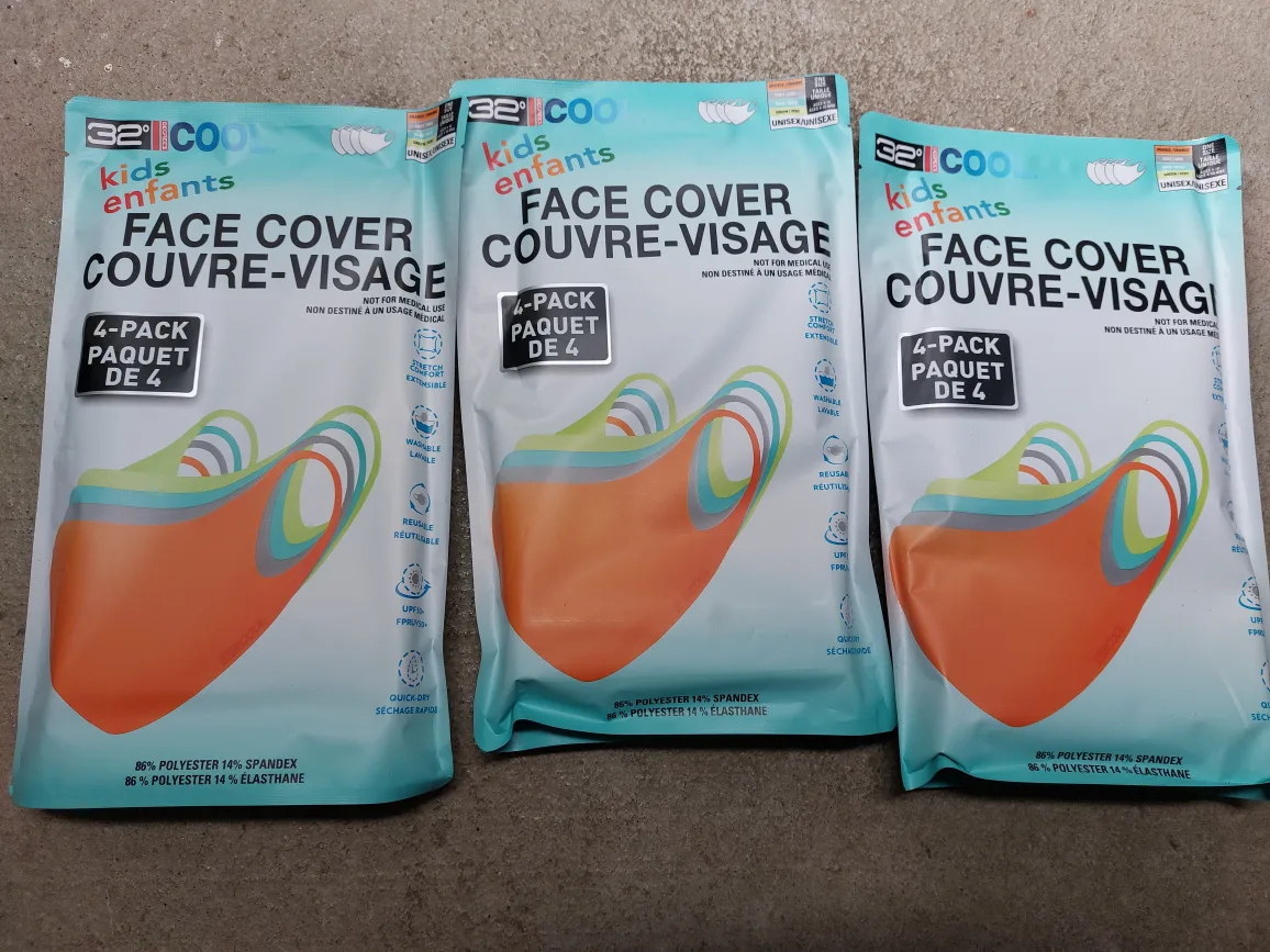 Brand New kids face covers (12 total) thumbnail