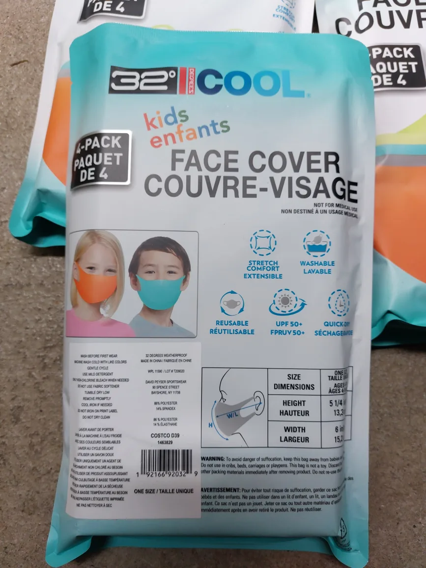 Brand New kids face covers (12 total) image indicator(2)
