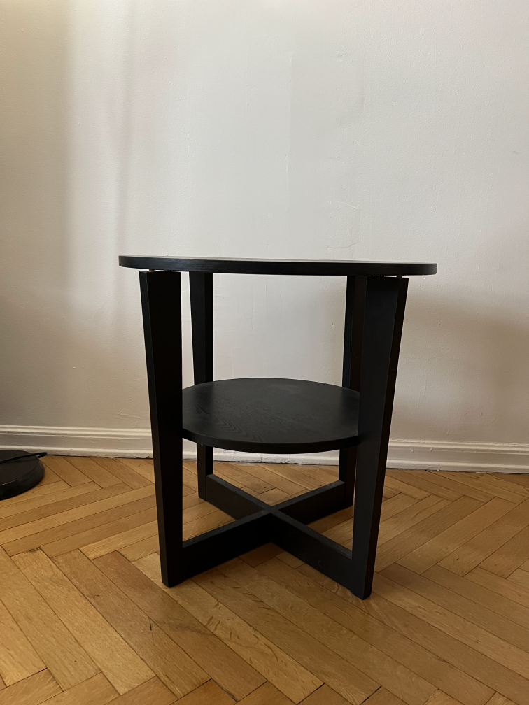Black Wooden Side Table - photo 4