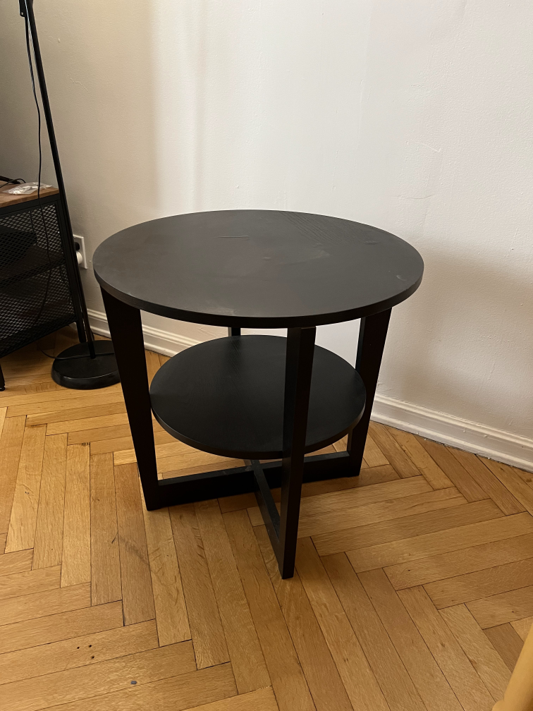 Black Wooden Side Table - photo 5