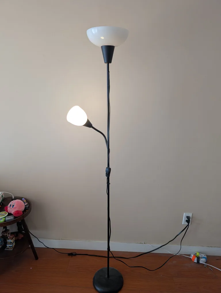 2 Floor Lamps with Reading Light thumbnail