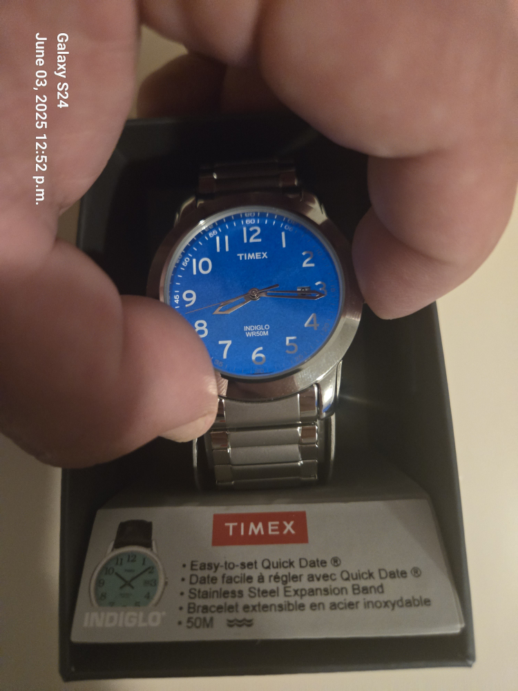 NEW! Timex Watch with Blue Dial - photo 2