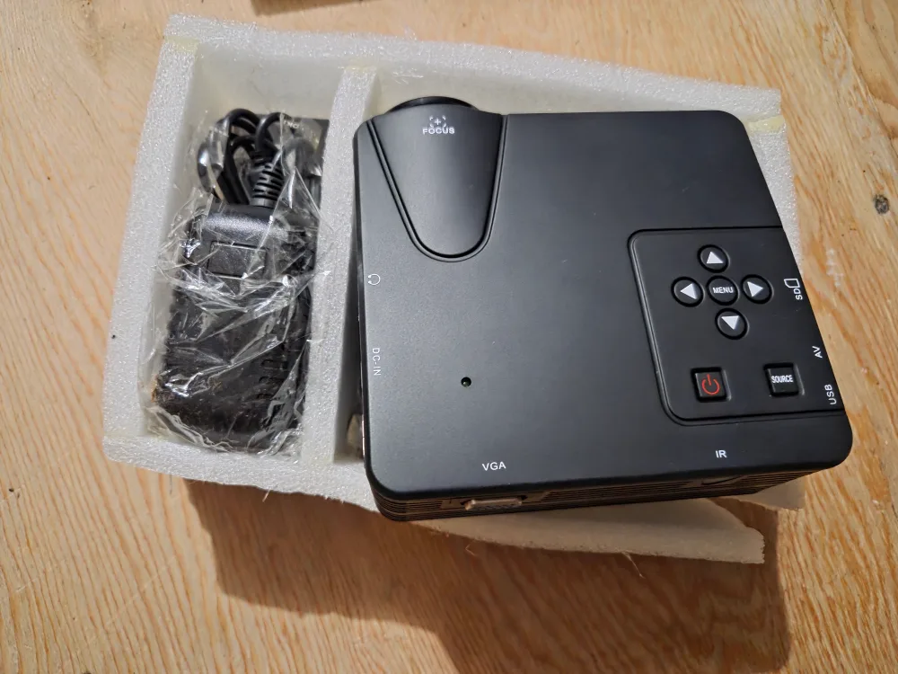 Black Projector with Accessories thumbnail