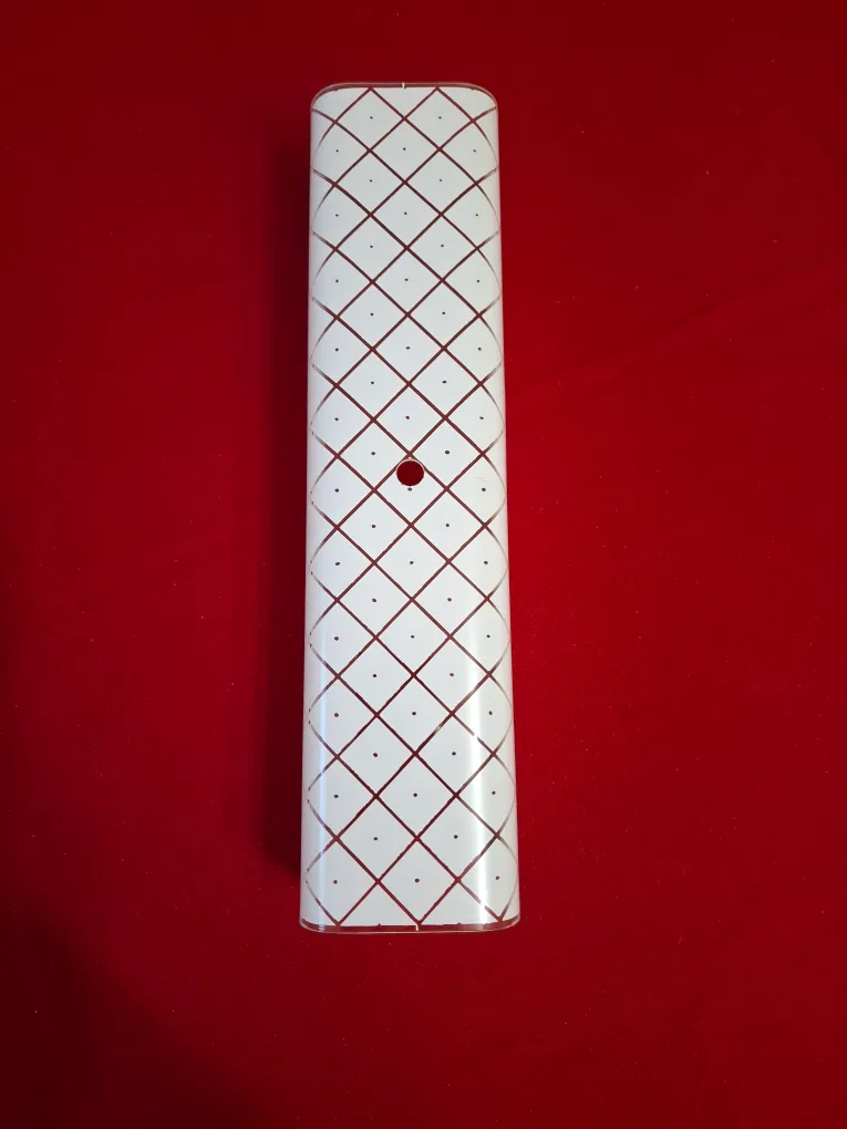 Vintage Glass Vanity Light Cover - 14 inches thumbnail