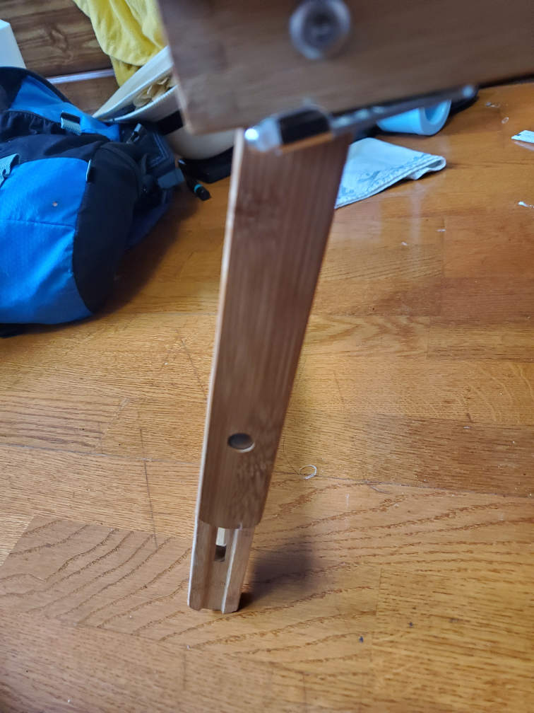 Adjustable Bamboo Bed Desk - photo 2