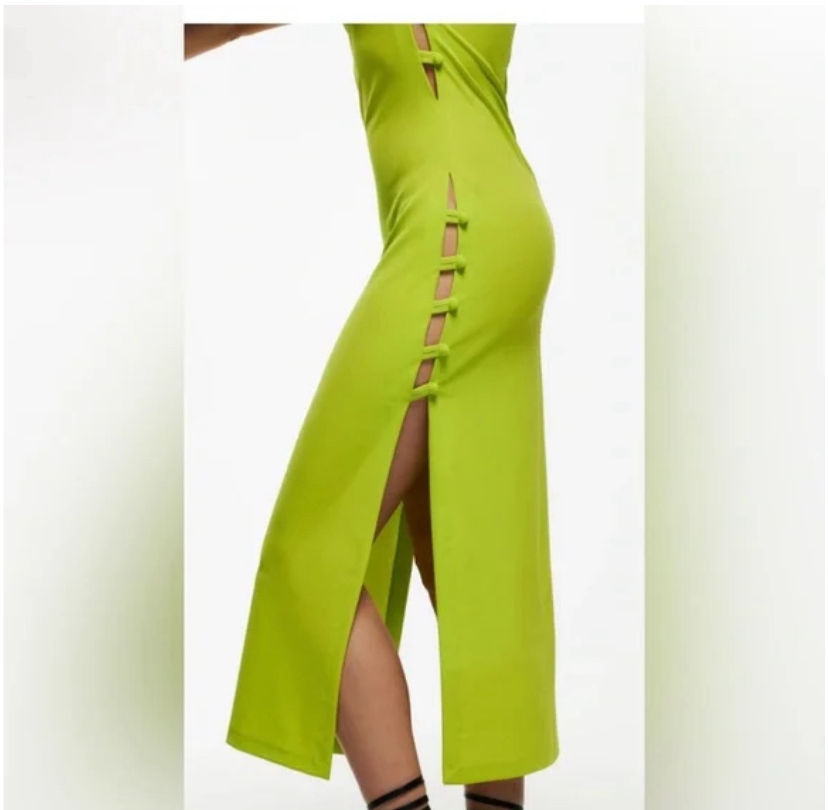 Sold out side cut out sultry day to night Zara dress