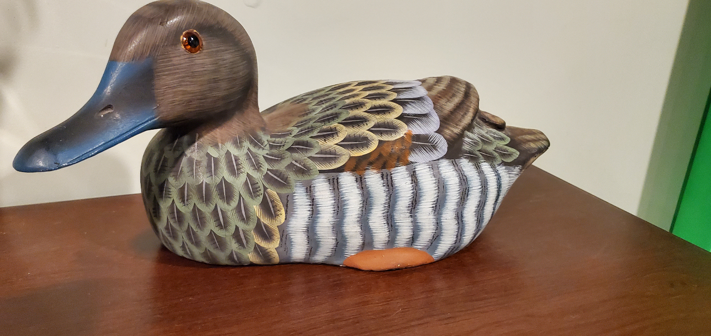 Duck sculpture hand painted circa 86 - photo 5