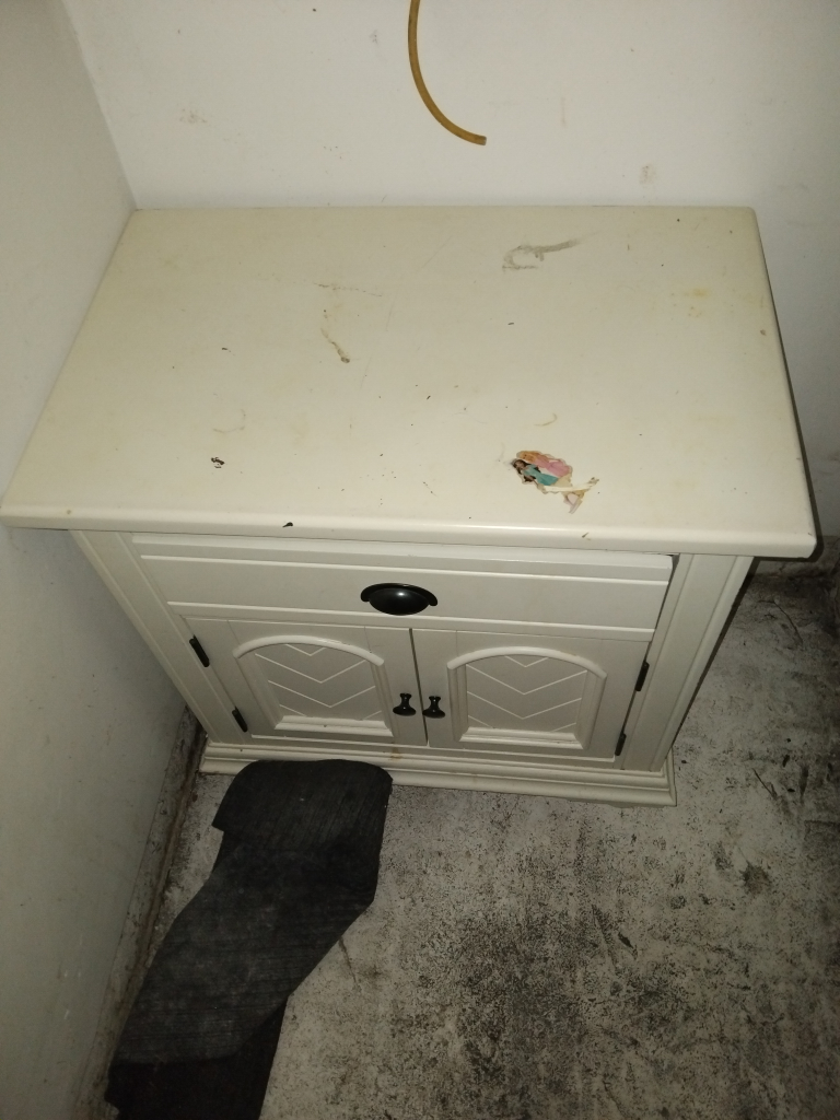 Off-White Cabinet with Storage