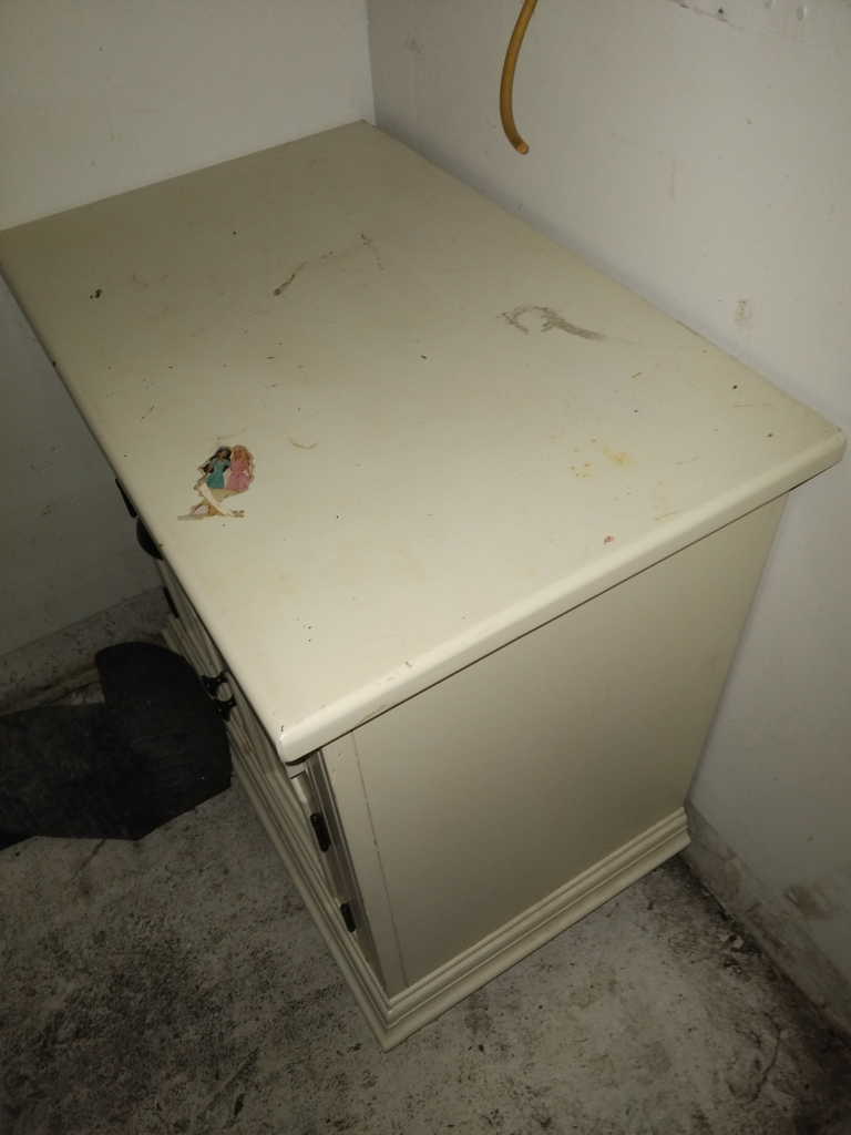 Off-White Cabinet with Storage - photo 2