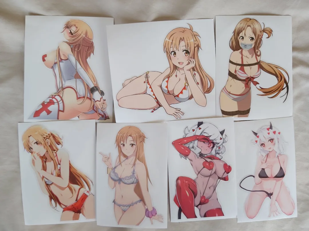 Sword Art Online Anime Vinyl Waterproof Stickers thumbnail