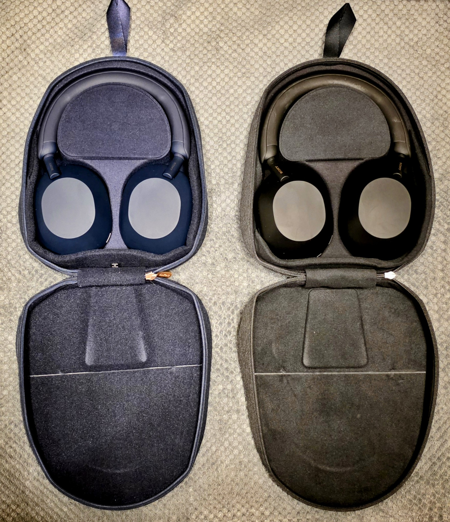 Sony WH-1000 XM5 Headphones with Cases