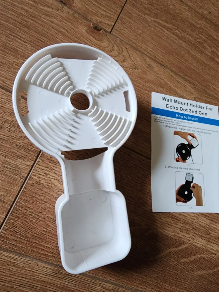 Wall Mount Holder for Echo Dot 3rd Gen #freecycle image indicator(2)