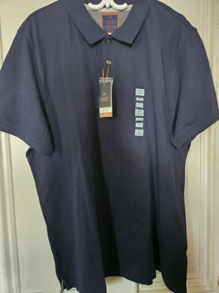 Denver Hayes Navy Polo Shirt - XL/TG thumbnail