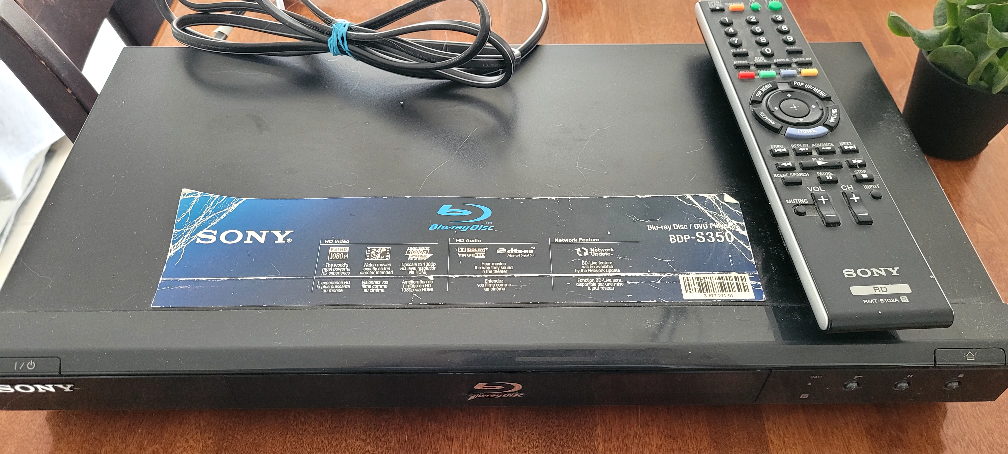 Sony Blu-ray Disc Player with Remote