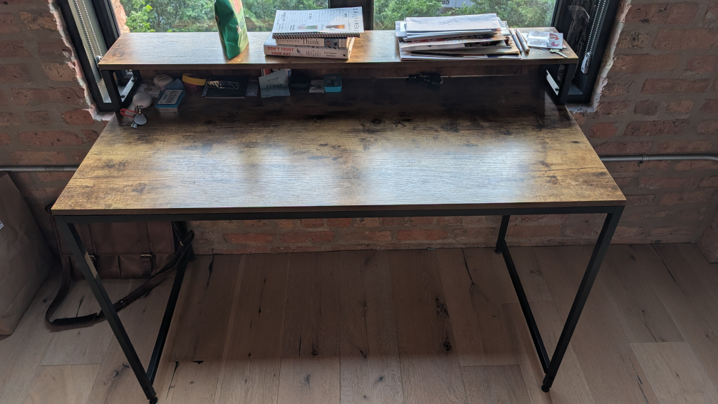 Desk with Shelf